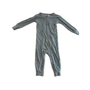 Baby Modern Moments by Gerber Pajamas 18M Blue Lemon Print